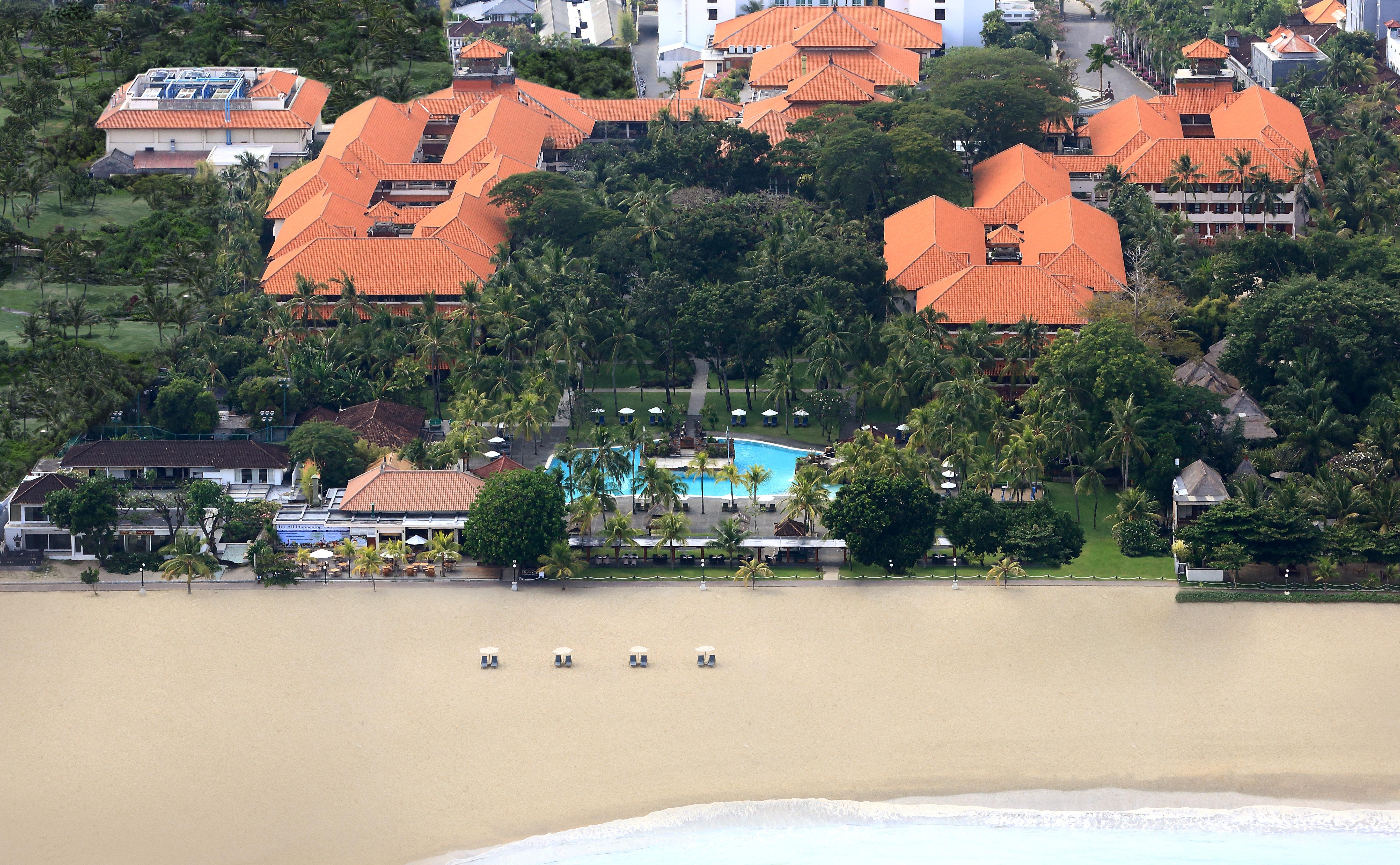 庫塔 宾当巴厘岛度假村酒店 外观 照片 The beach at the resort